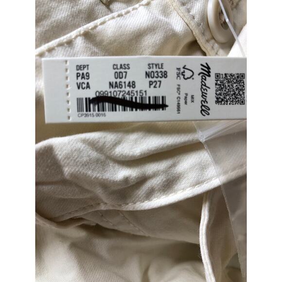 Madewell Griff Pant Superwide Leg Cargo Utility Tie Detail NWT 27P - Picture 6 of 9